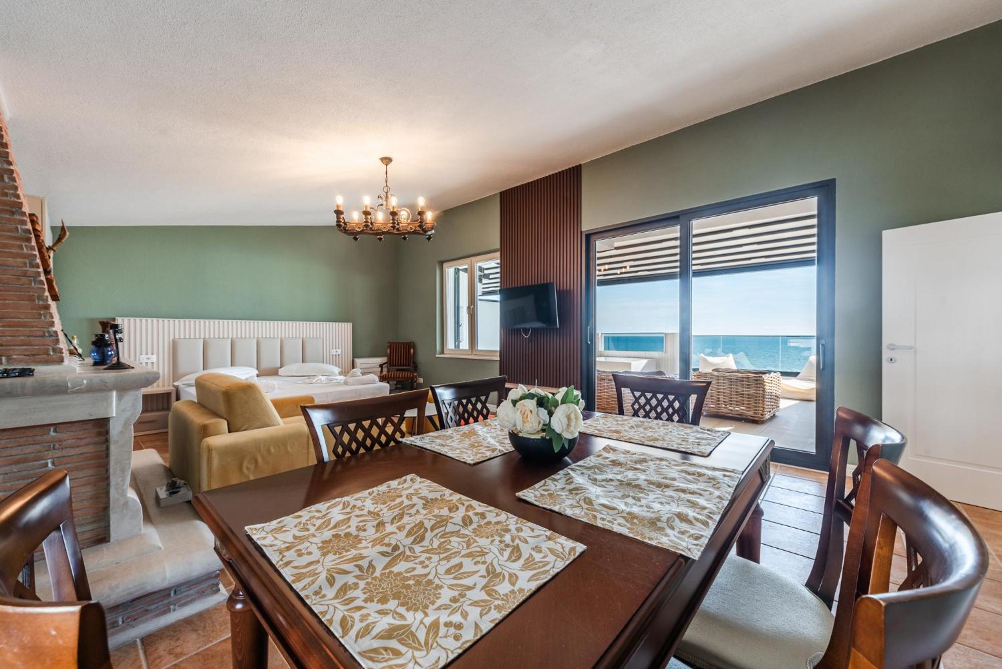 Sea View Apartments Eldo Durrës Szoba fotó
